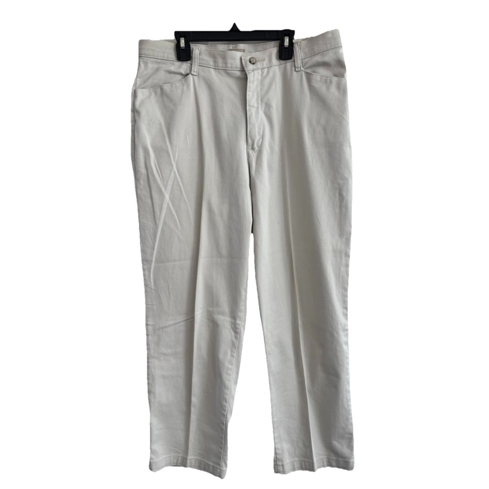 Lee‎ Women's Size 14P Khaki Pants Cotton Casual Friday Preppy Stretch